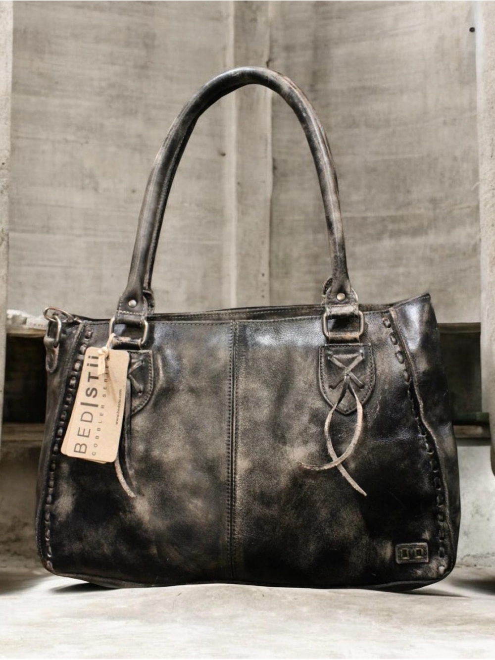 Bed|Stu Rockababy Black Hand Wash Handbag NWOT